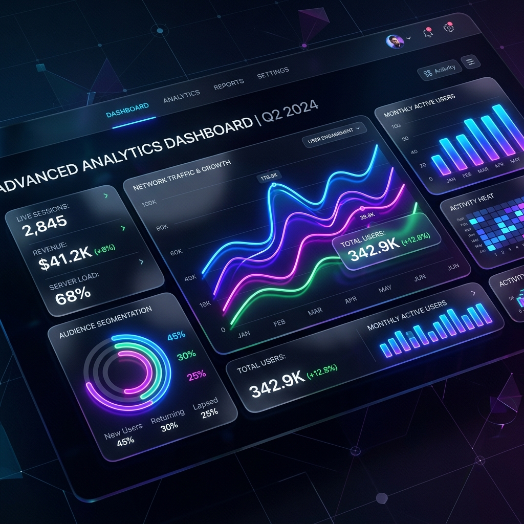 AIA Analytics Dashboard Mockup