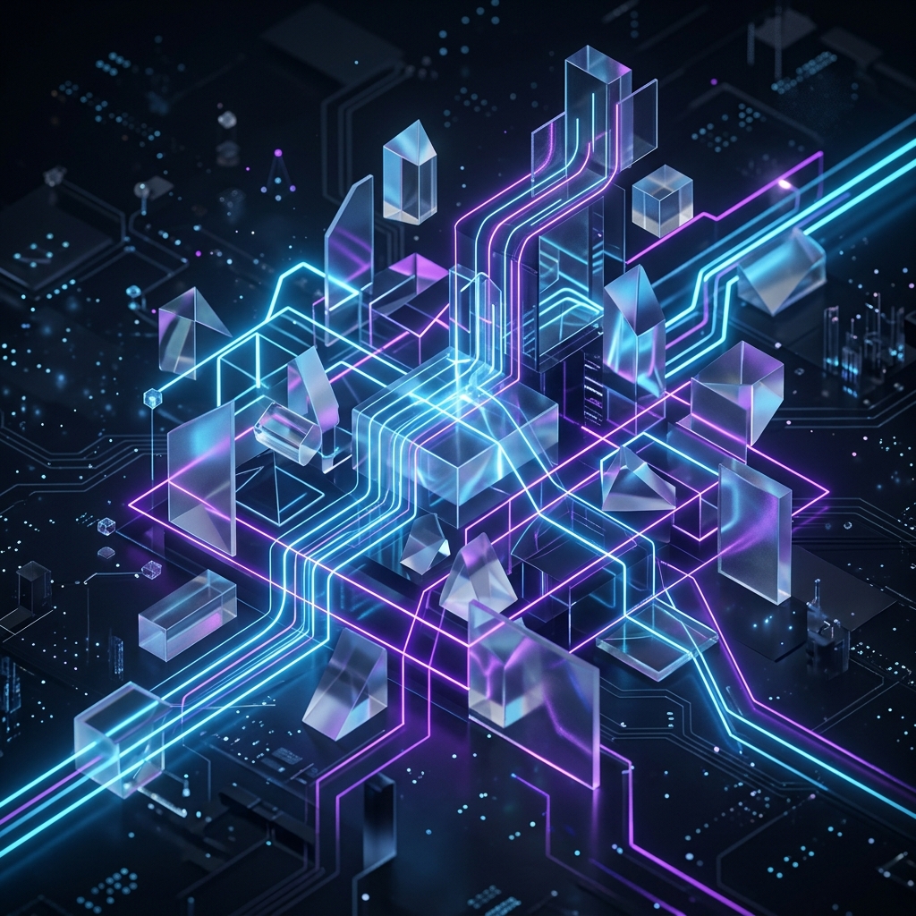 Futuristic Tech Interface Mockup